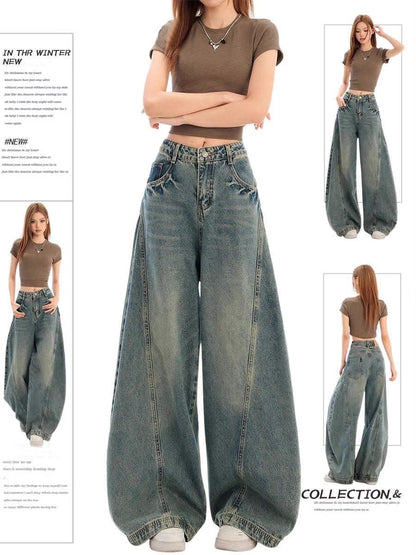 American Retro High Waisted Scimitar Jeans