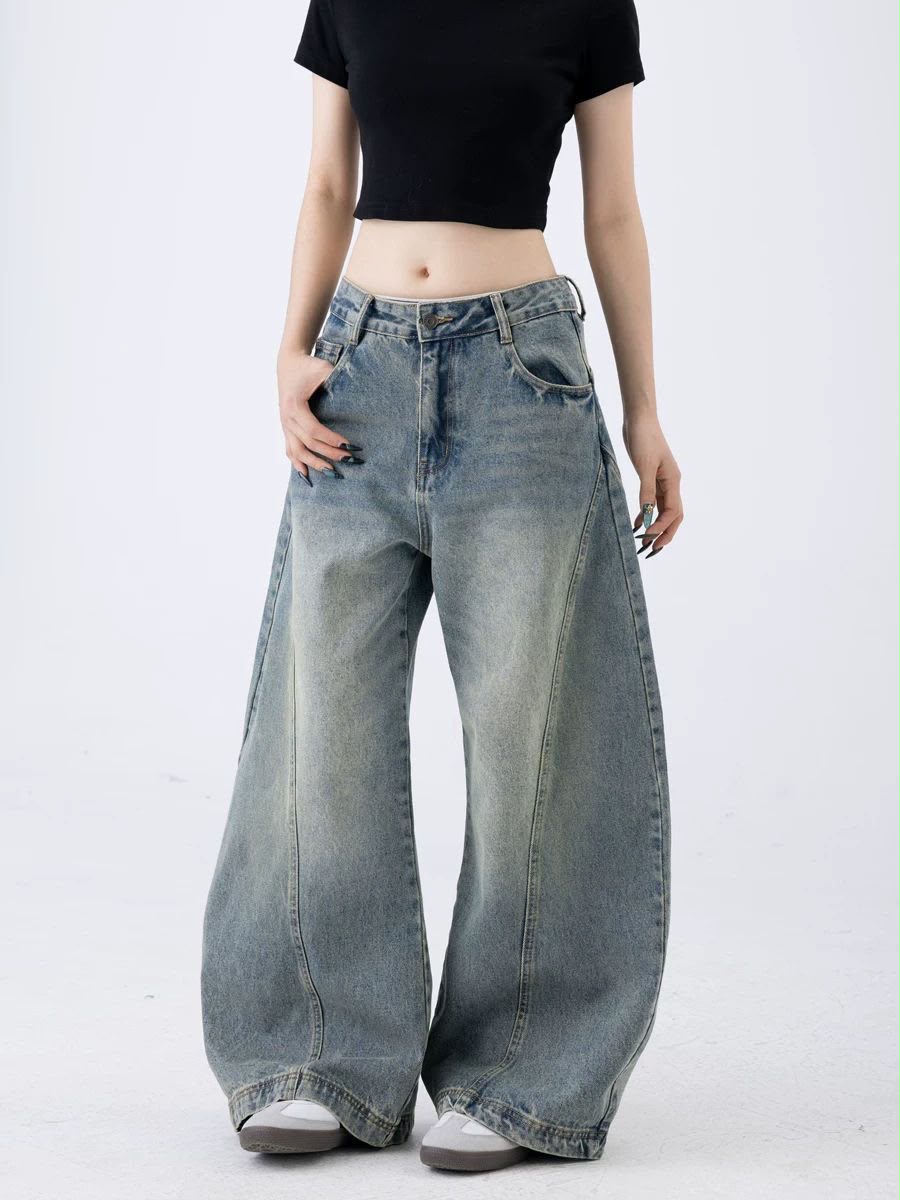 American Retro High Waisted Scimitar Jeans