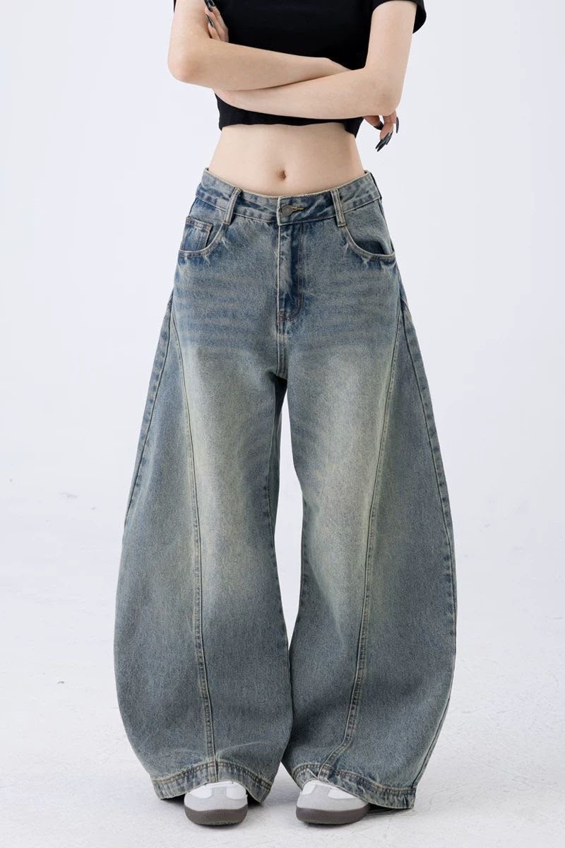 American Retro High Waisted Scimitar Jeans