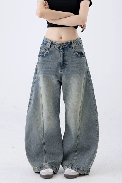 American Retro High Waisted Scimitar Jeans