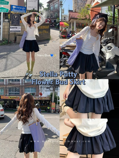 Stella Puffy Flower Bud Skirt