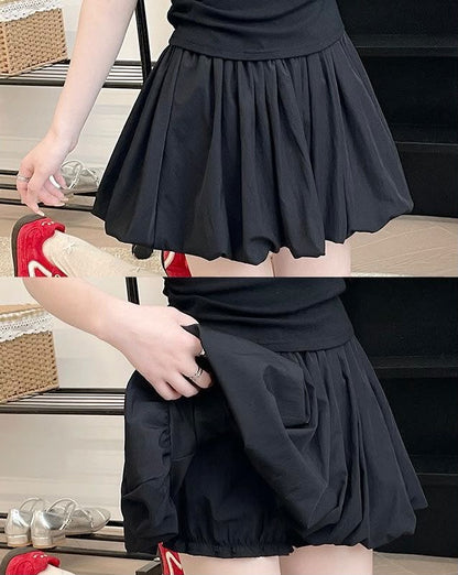 Stella Puffy Flower Bud Skirt