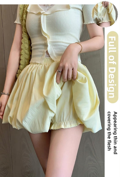 Stella Puffy Flower Bud Skirt
