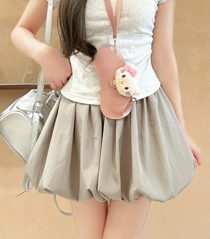 Stella Puffy Flower Bud Skirt