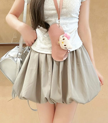 Stella Puffy Flower Bud Skirt