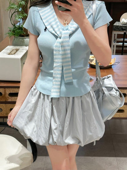 Stella Puffy Flower Bud Skirt