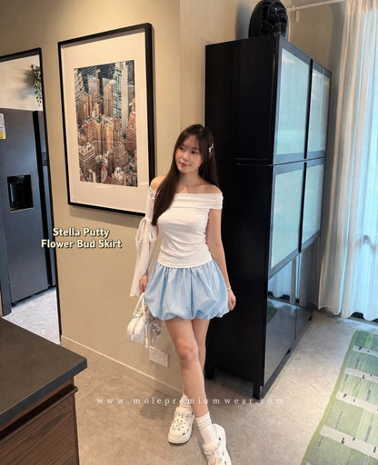 Stella Puffy Flower Bud Skirt