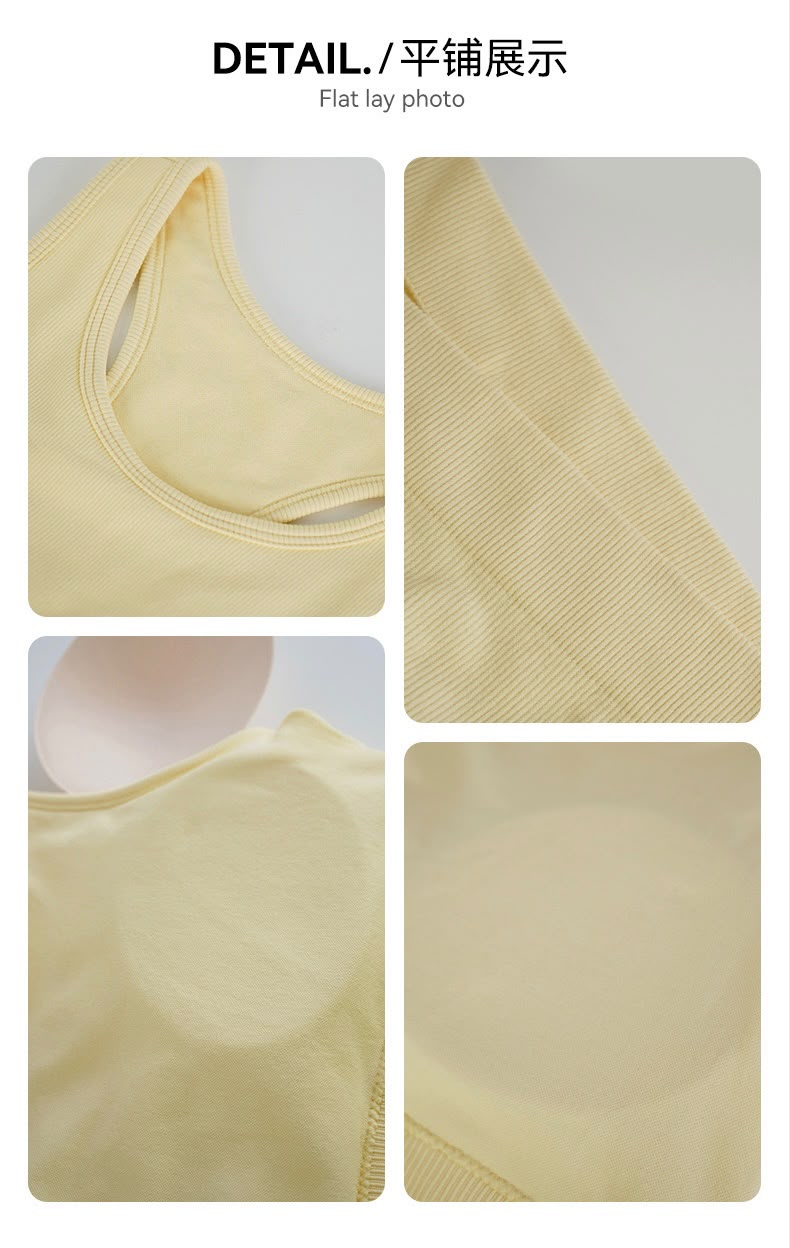 Gym Sporty Vest (Removable Bra Pad)
