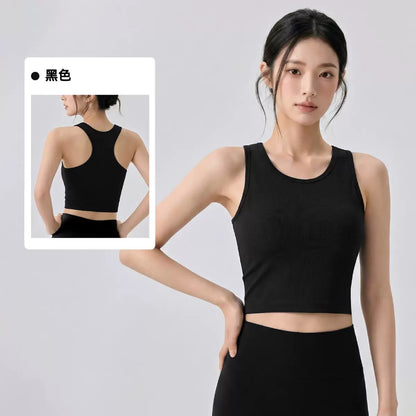 Gym Sporty Vest (Removable Bra Pad)