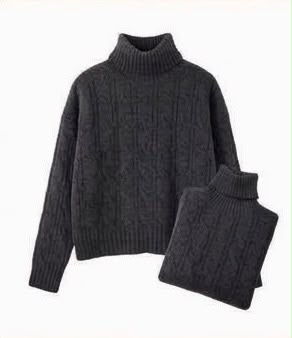 Parisa High Neck Knitted Top