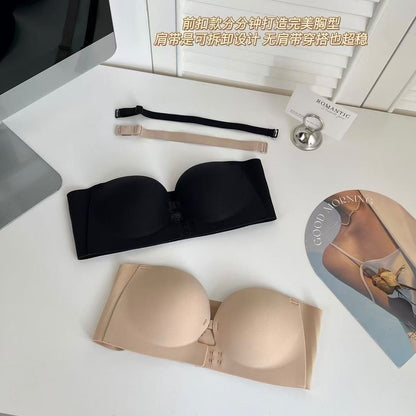 High Quality Front Clasp Strapless Anti Slip Bra