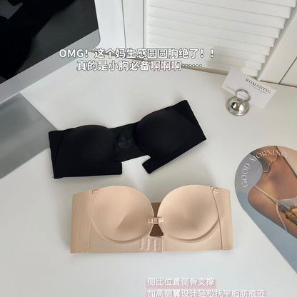 High Quality Front Clasp Strapless Anti Slip Bra