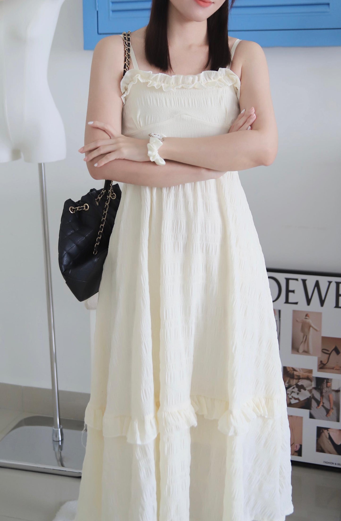 Loretta Cream Dress