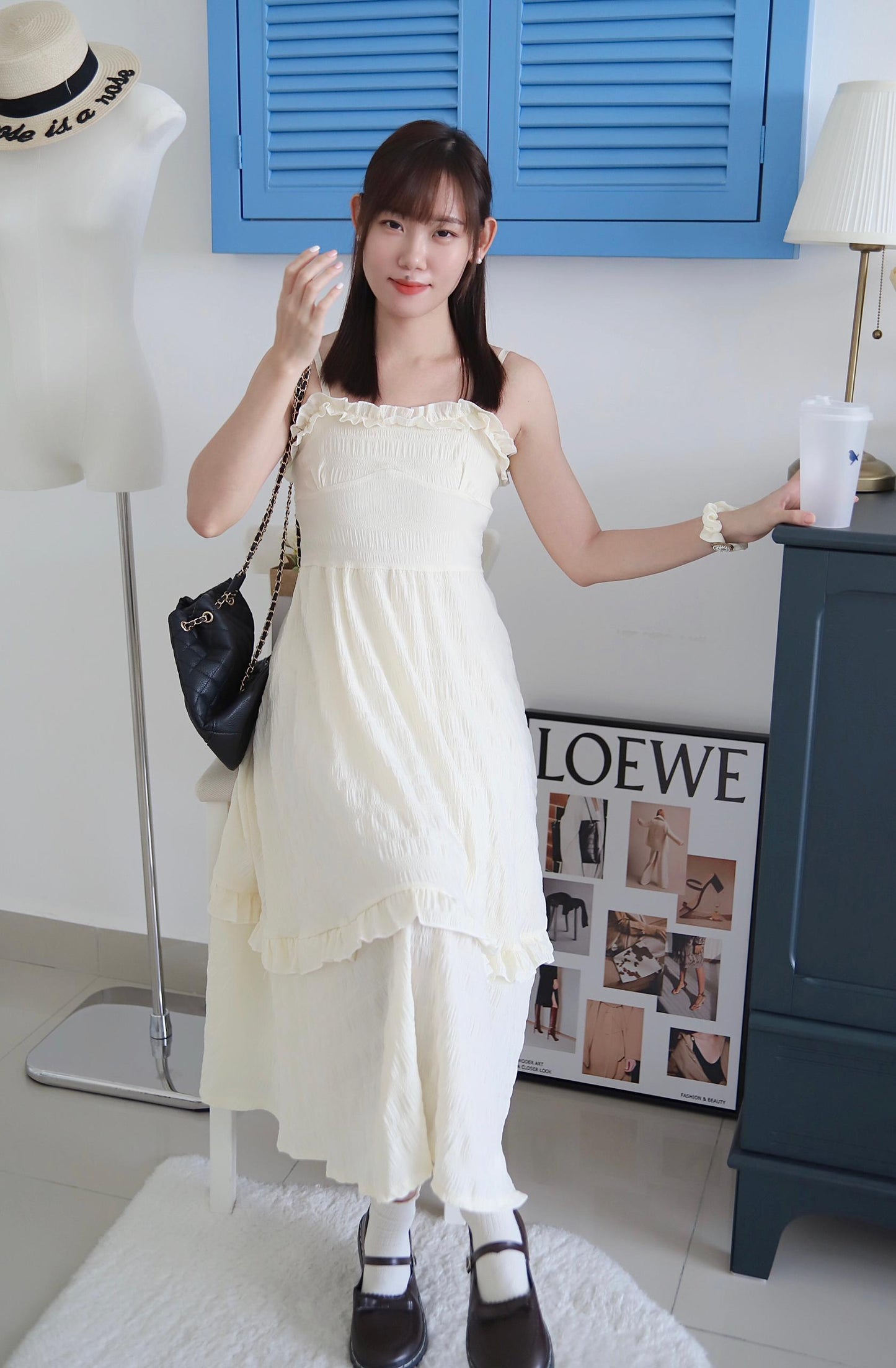 Loretta Cream Dress