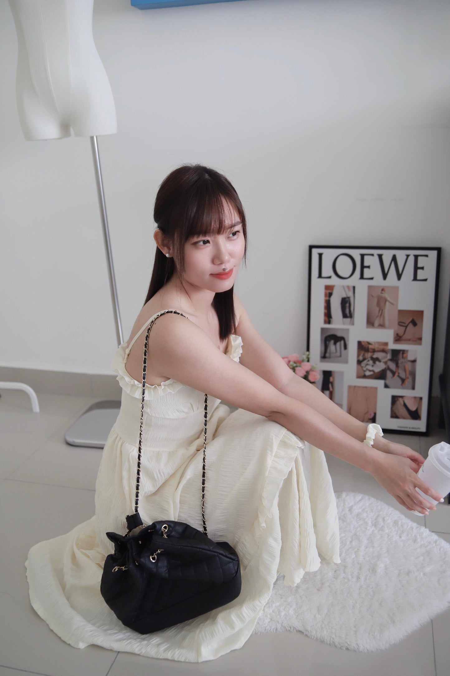 Loretta Cream Dress