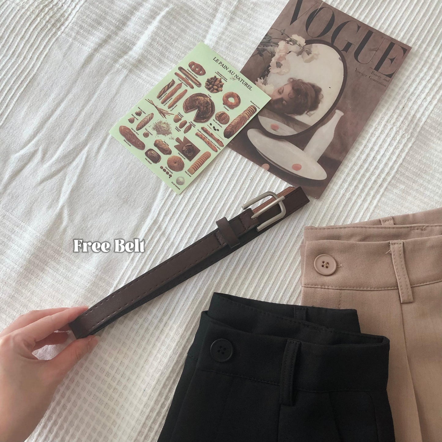Ayanna Tailored Suit Pants (free belt)