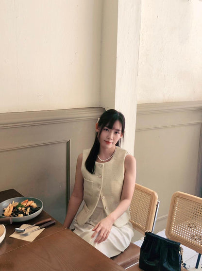 Diana Paris Tweed Vest
