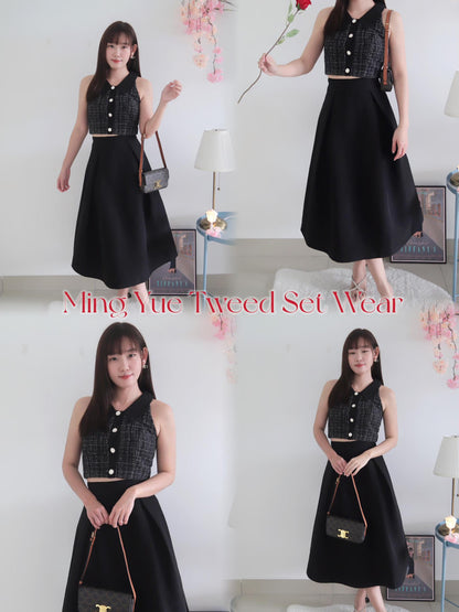 Ming Yue Tweed Set Wear