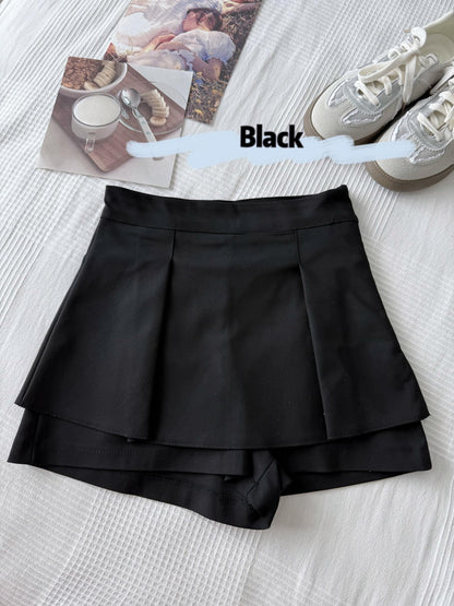 Yumi Pleated Double Layer Pants
