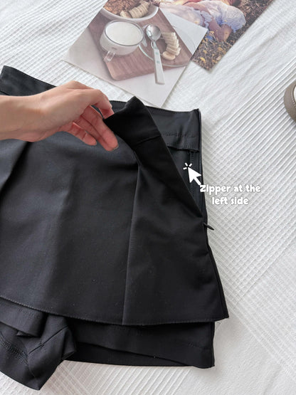 Yumi Pleated Double Layer Pants