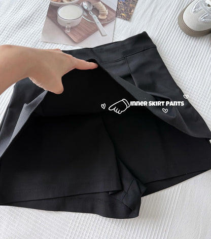 Yumi Pleated Double Layer Pants