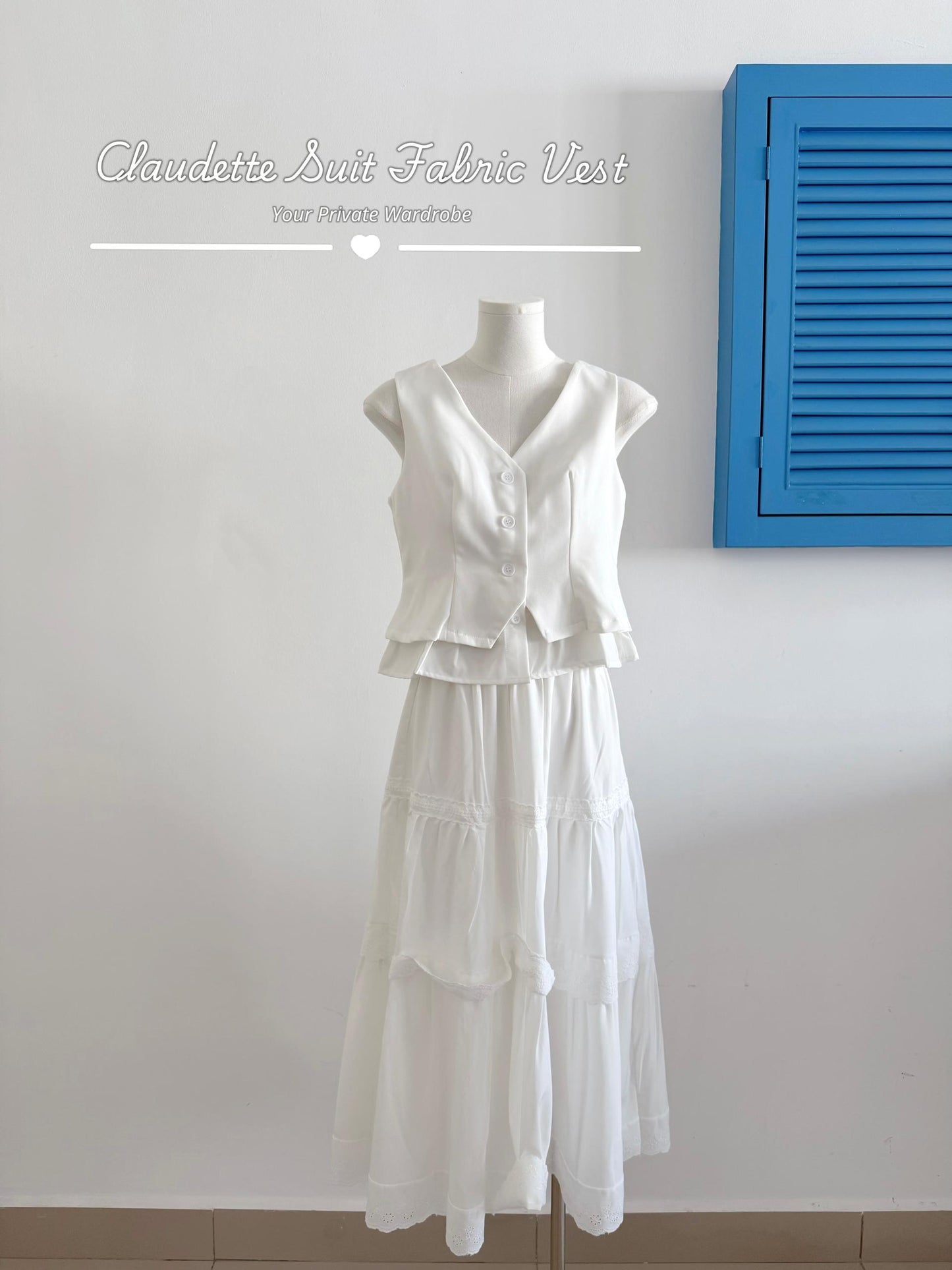Claudette Suit Fabric Vest