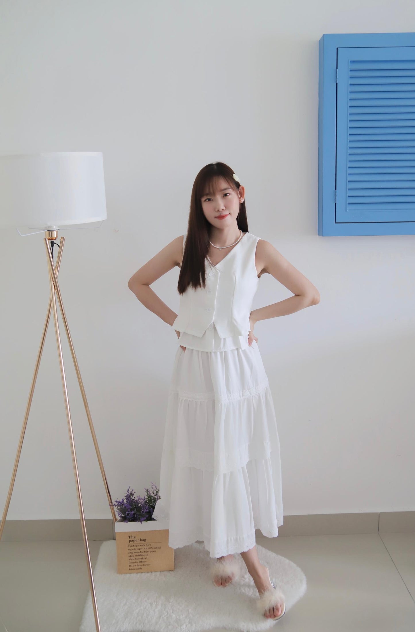 Claudette Suit Fabric Vest