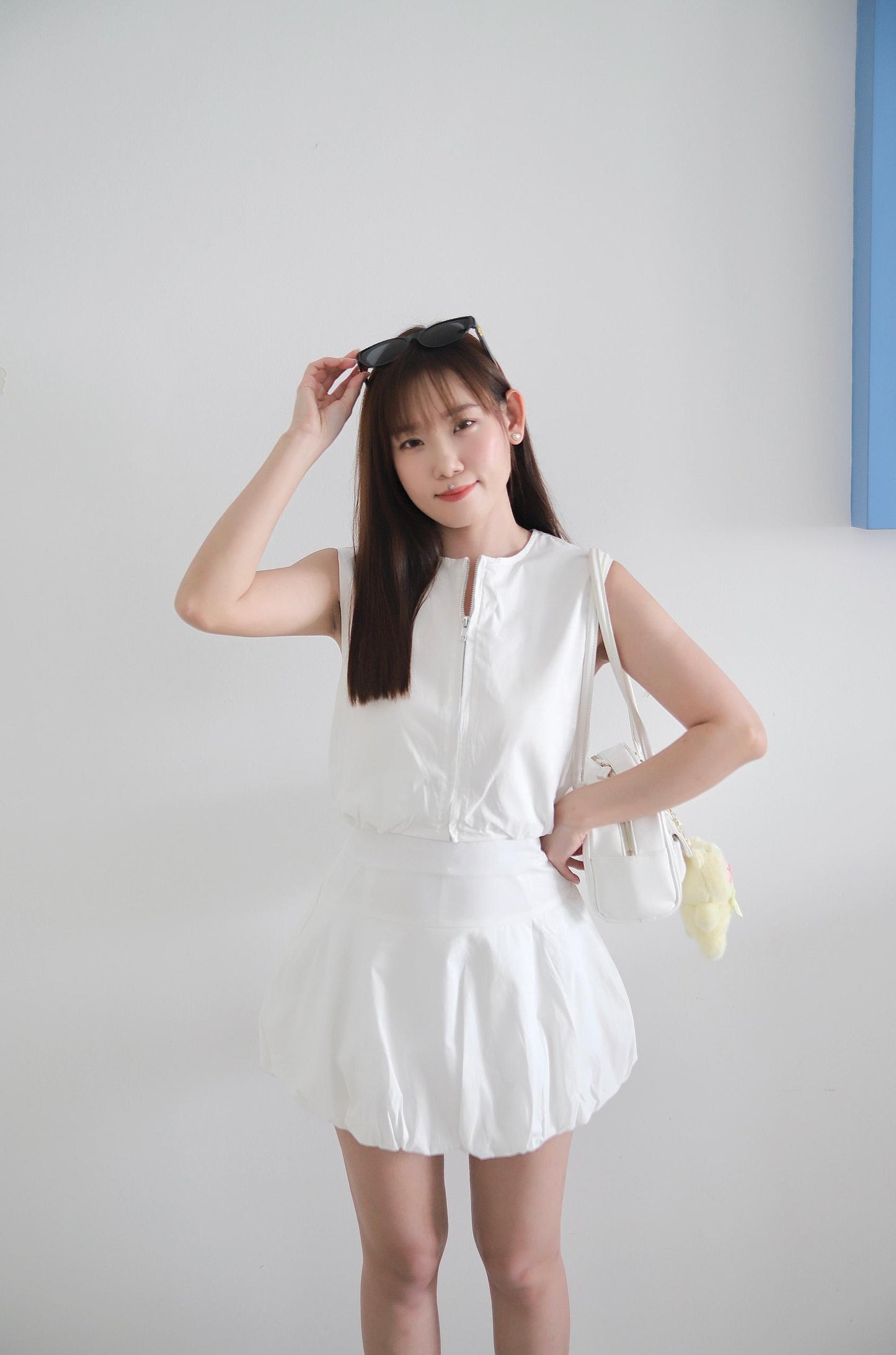Donna Puffy Skirt Set Wear
