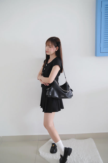 Rosie Classy Pleated Skirt Set
