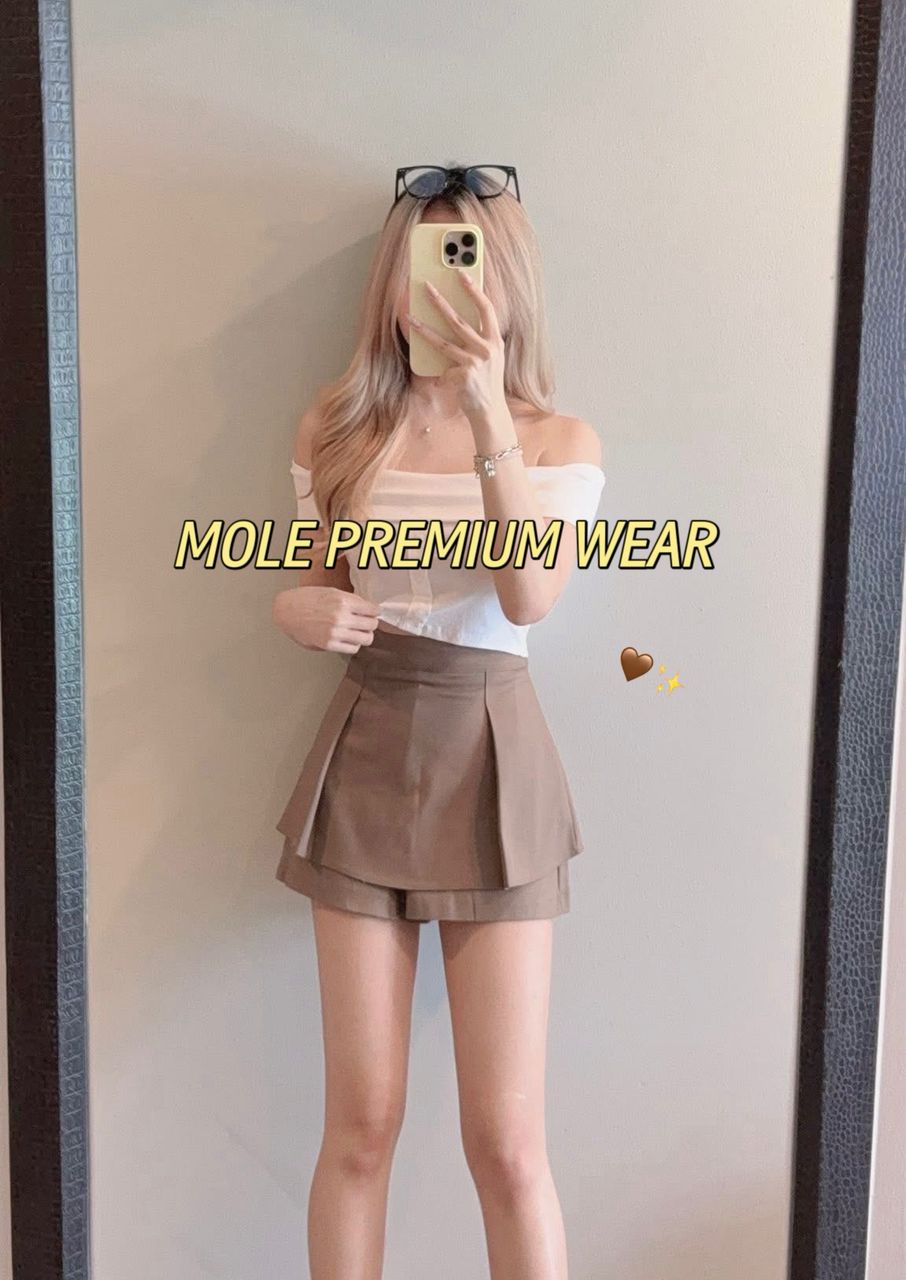 Yumi Pleated Double Layer Pants
