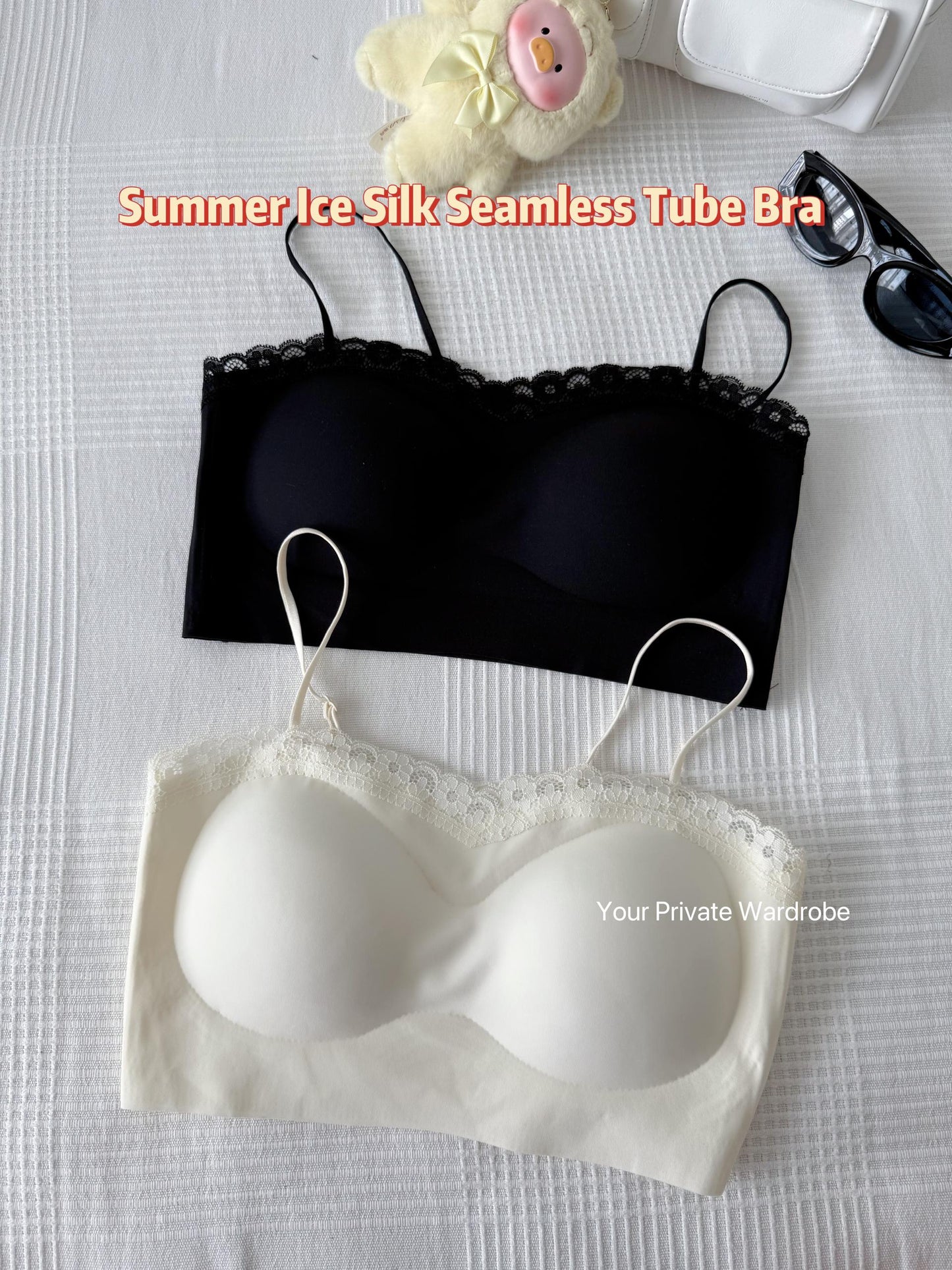 Summer Ice Silk Seamless Tube Bra