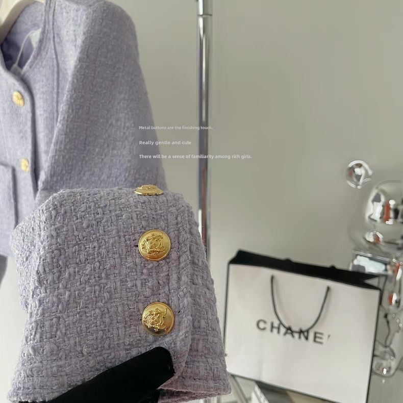 Korean Vintage Tweed Jacket