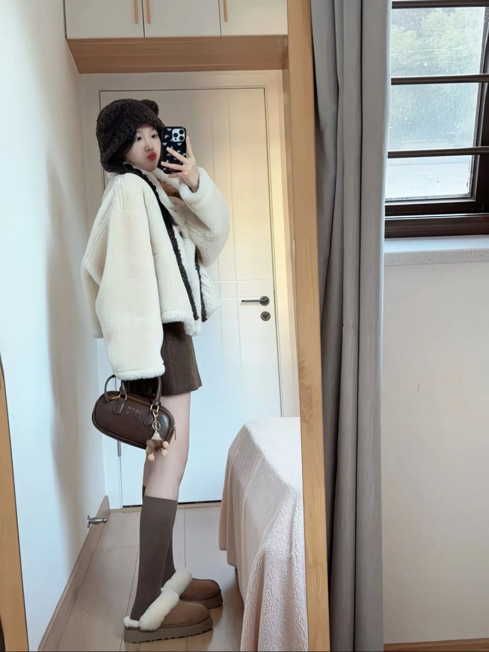 Amelia Woolen A Line Skirt