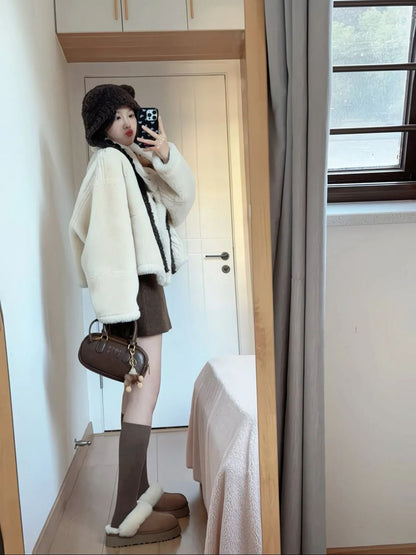 Amelia Woolen A Line Skirt