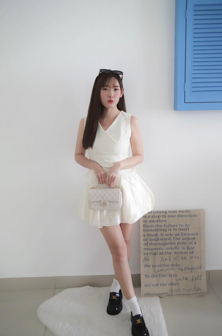 Angelica Vest Silk Bud Skirt Set