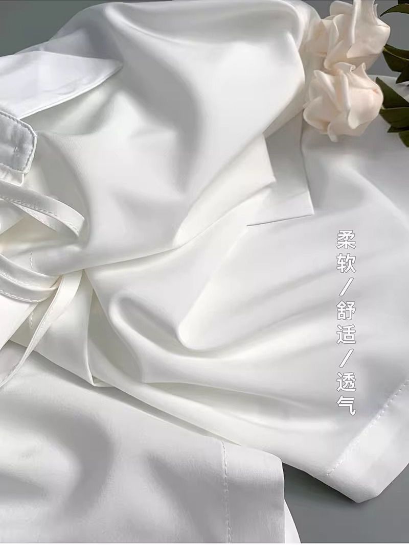 White Bella Ribbon Blouse