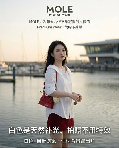 White Bella Ribbon Blouse