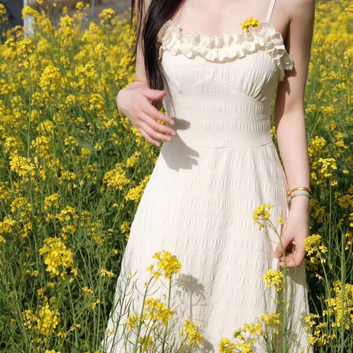 Loretta Cream Dress