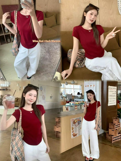 Slim Fit Basic Cotton Tee