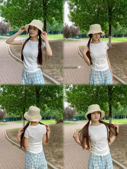 Slim Fit Basic Cotton Tee