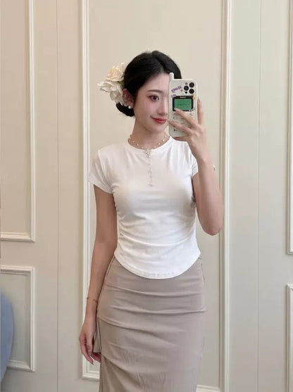 Slim Fit Basic Cotton Tee