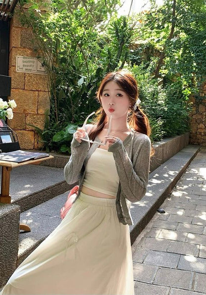 Sunscreen Thin Knitted Cardigan