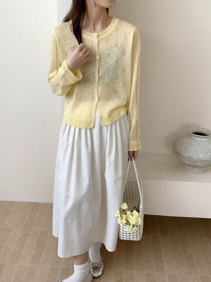 Sunscreen Thin Knitted Cardigan