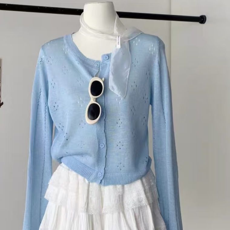 Sunscreen Thin Knitted Cardigan