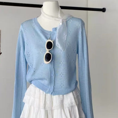 Sunscreen Thin Knitted Cardigan