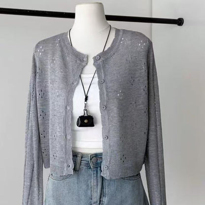 Sunscreen Thin Knitted Cardigan