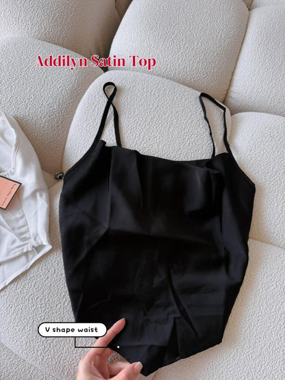 Addilyn Satin Top
