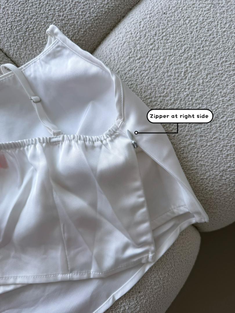 Addilyn Satin Top