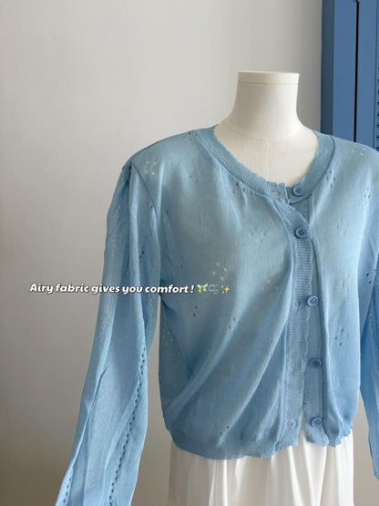 Sunscreen Thin Knitted Cardigan