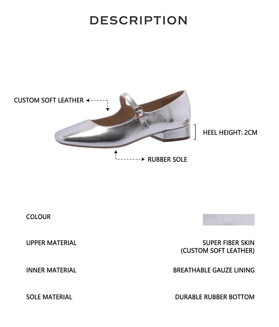 Silver Ballet Shoes